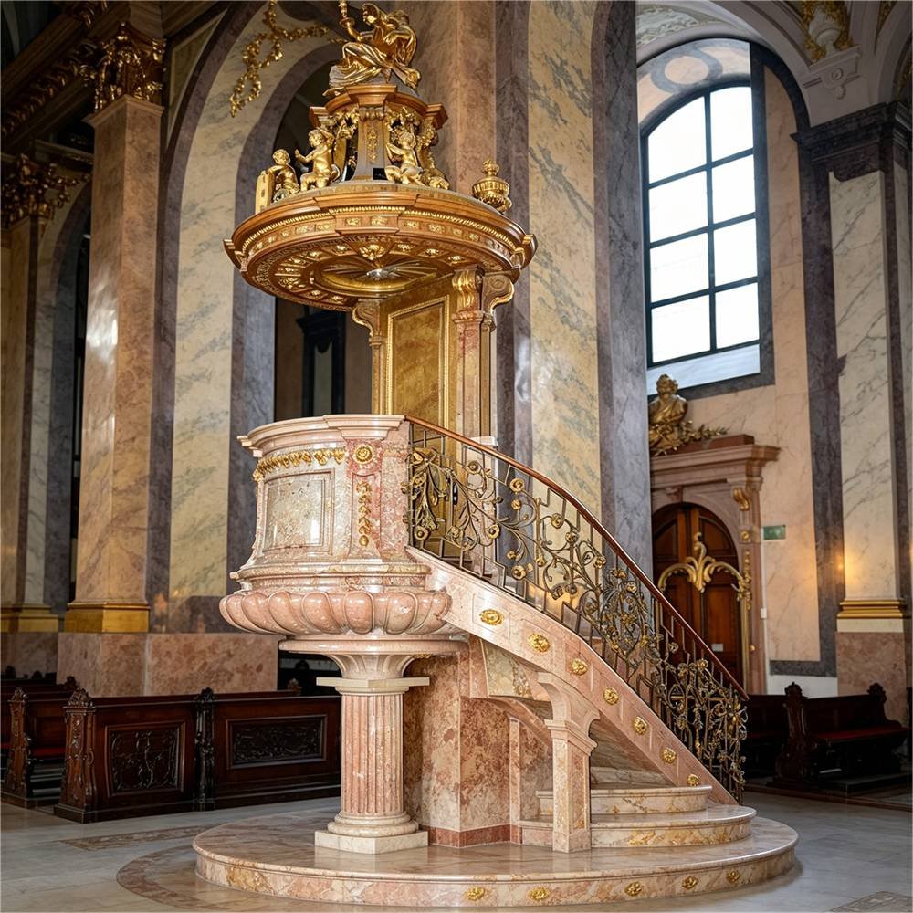 marble pulpit