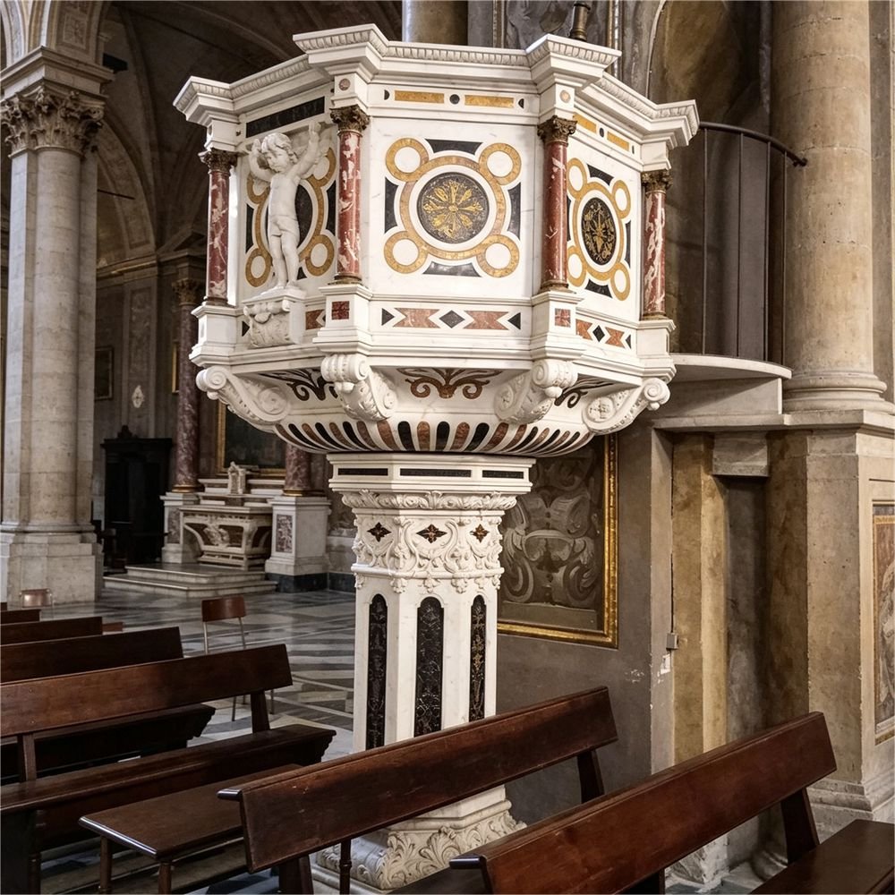 marble pulpit