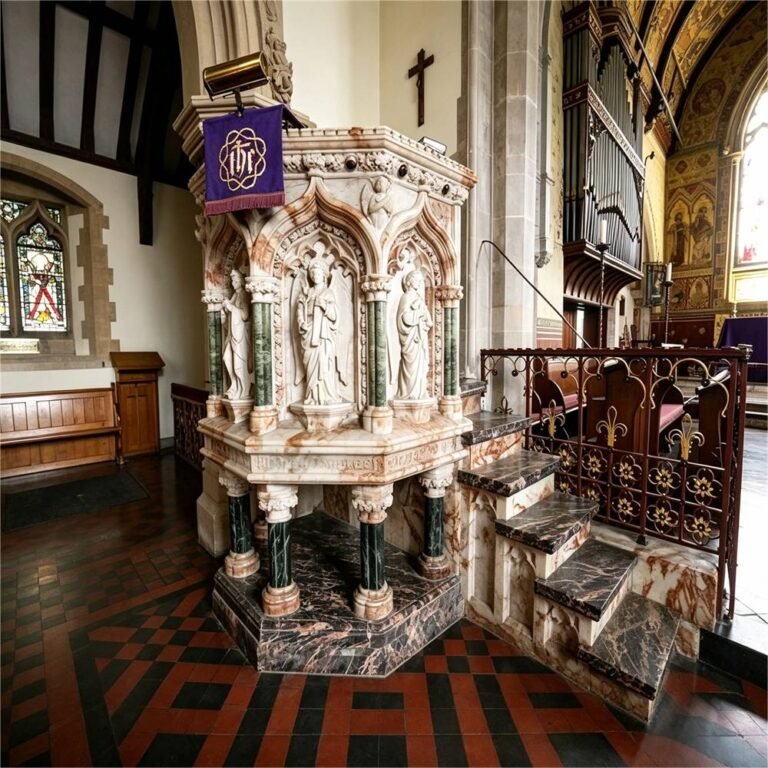 marble pulpit
