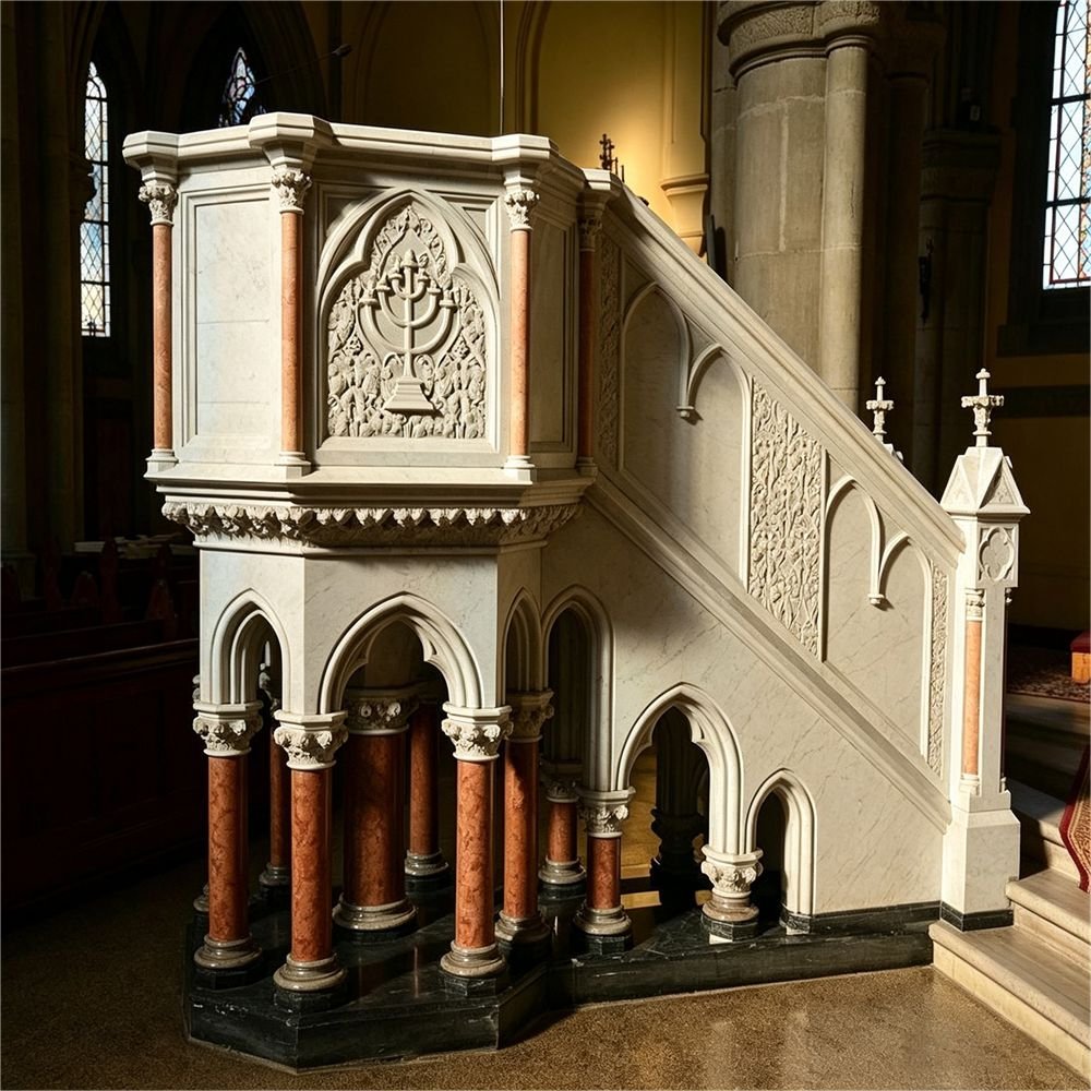 marble pulpit