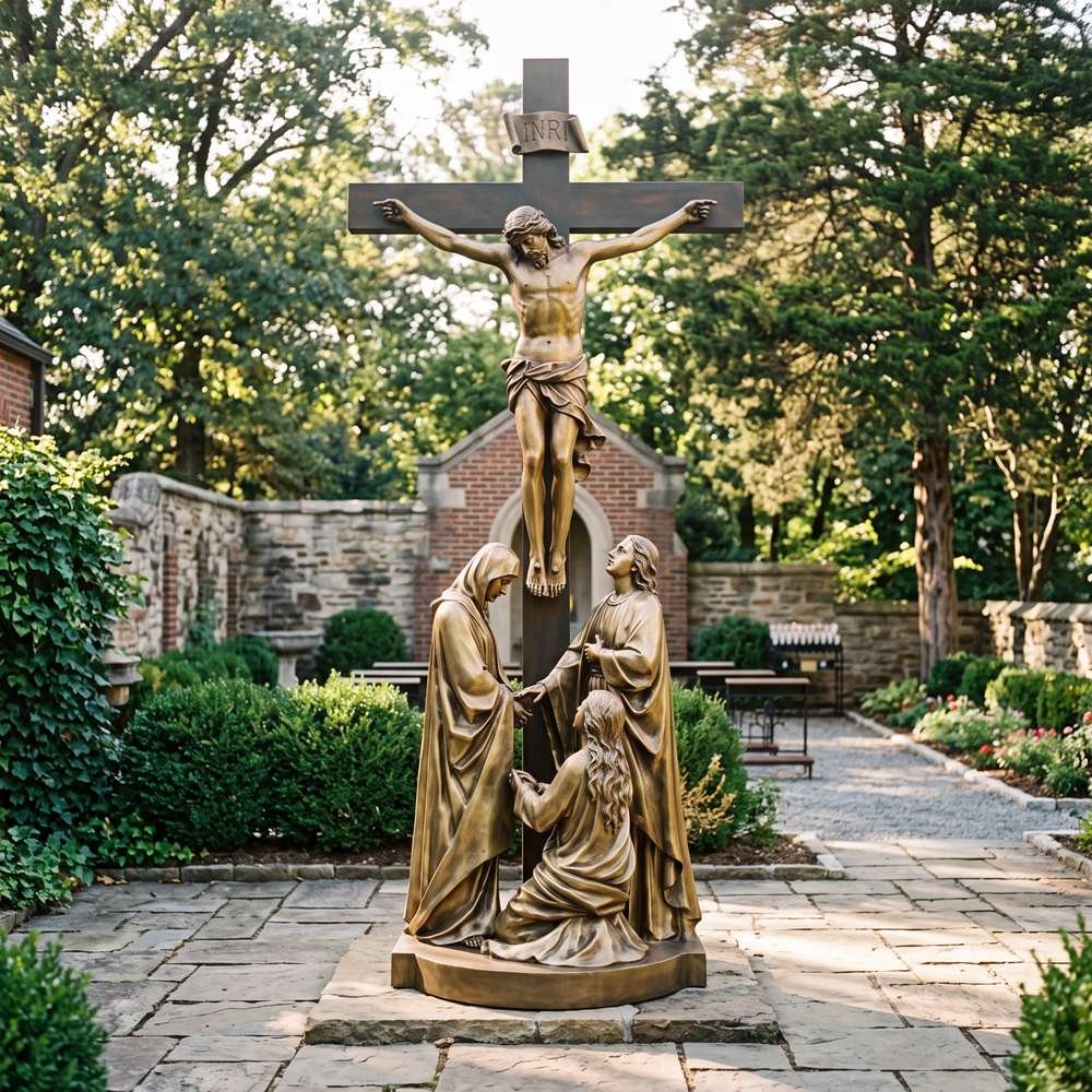 crucifix statue